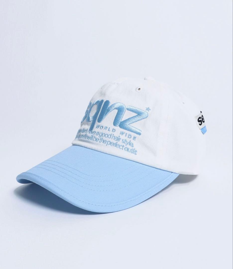 SEQUENZロゴ刺繍キャップ / sqnz logo cap ライトブルー — image 2