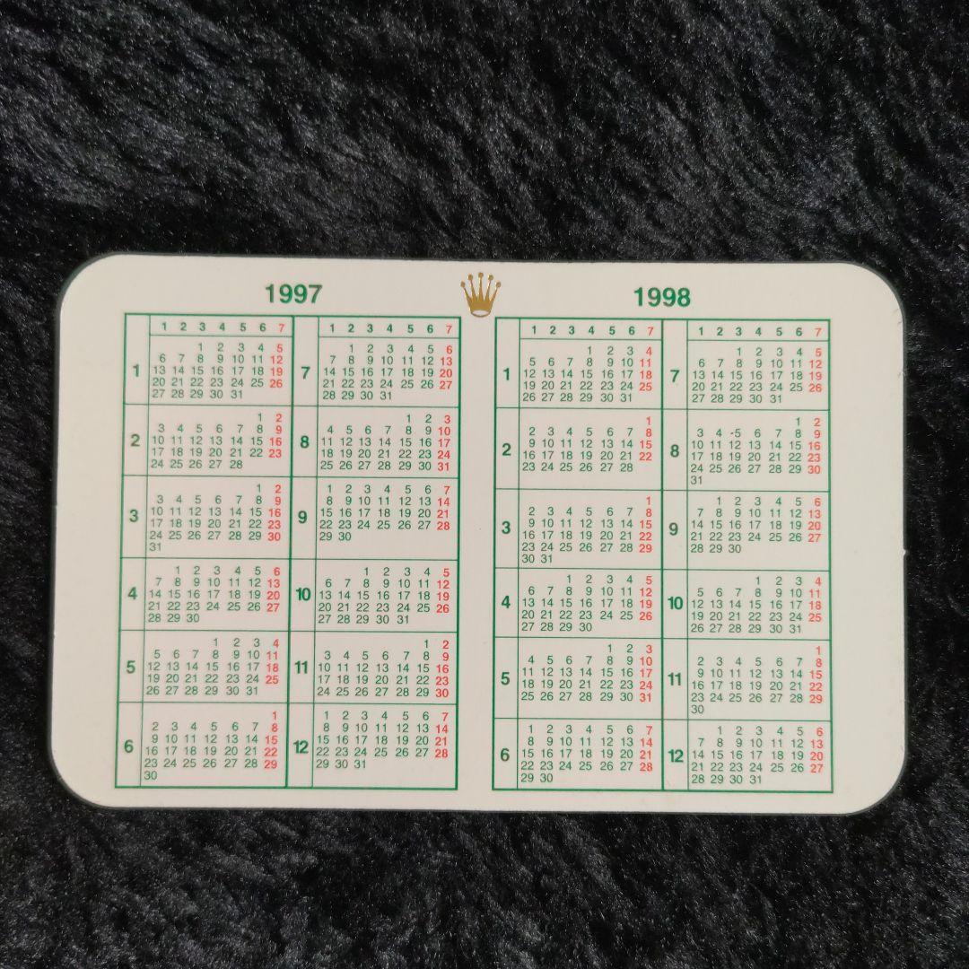 ROLEX ロレックス　1997-1998 世界地図カレンダーカード　希少品 — image 4