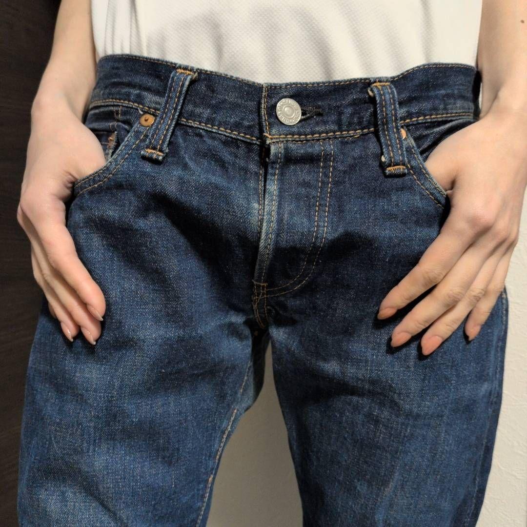 JOHNBULL コットンリネンストレートデニムパンツ 麻綿 サイズ30 — image 3