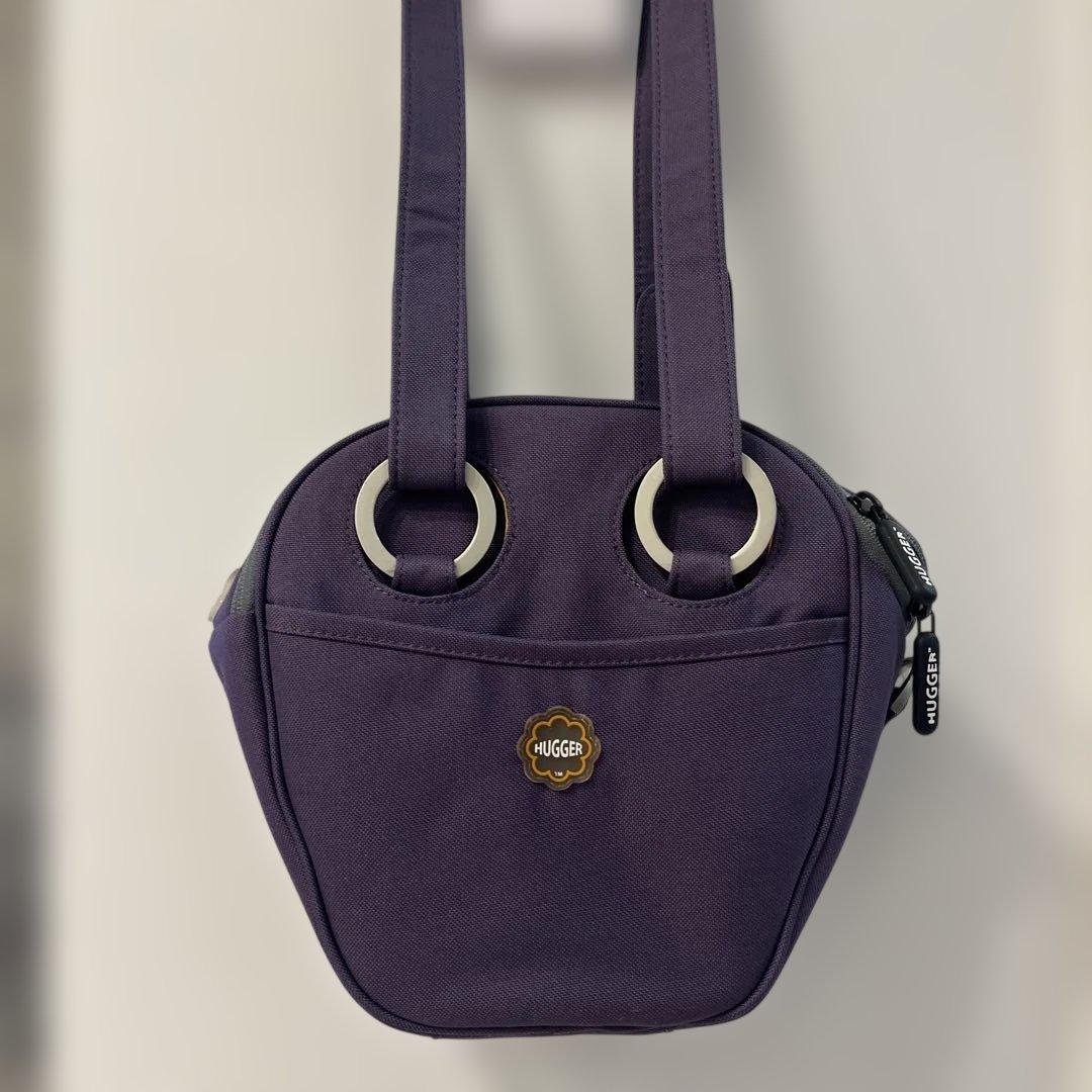 美品✨HUGGER ハガー 紫色 ハンドバッグ カメラバッグ — image 2