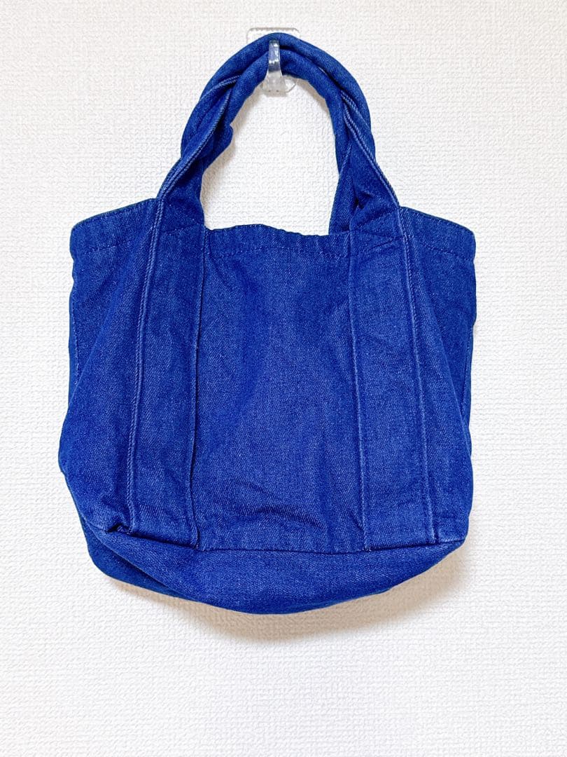 Leeデニムミニバッグ＊ブルー/ヒッコリーストライプ — image 2