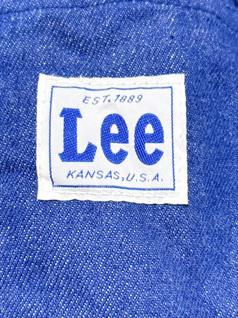 Leeデニムミニバッグ＊ブルー/ヒッコリーストライプ — image 3