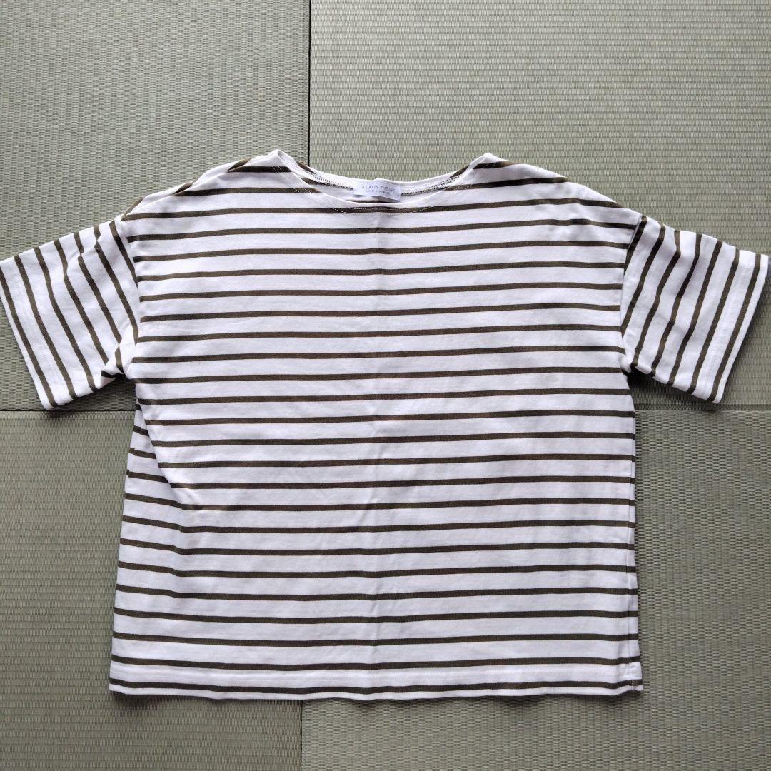 UNITED ARROWS　半袖カットソー　Tシャツ　ボーダー柄 — image 2