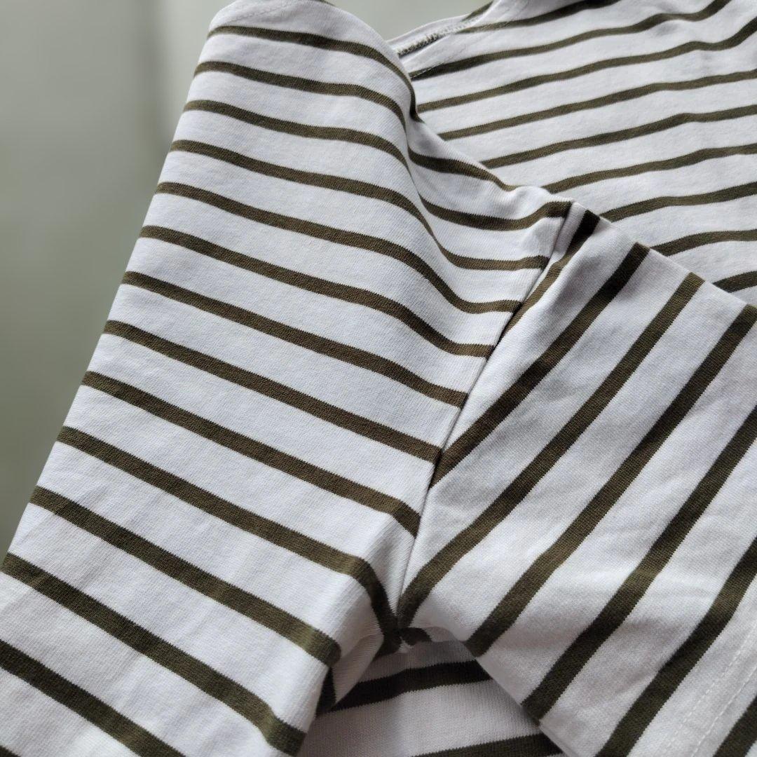 UNITED ARROWS　半袖カットソー　Tシャツ　ボーダー柄 — image 3