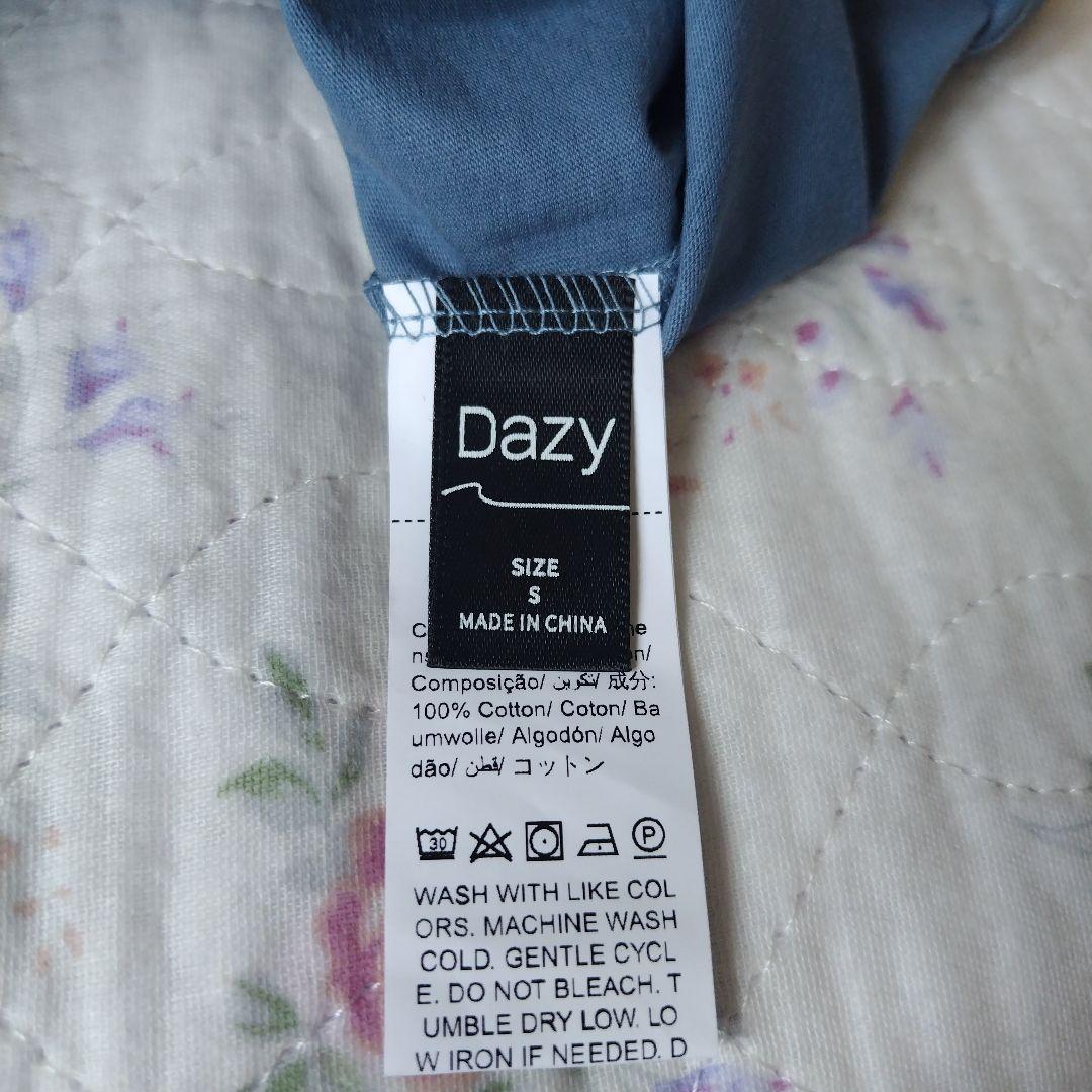 SHEIN　Dazy 半袖Tシャツ ブルー Sサイズ — image 3