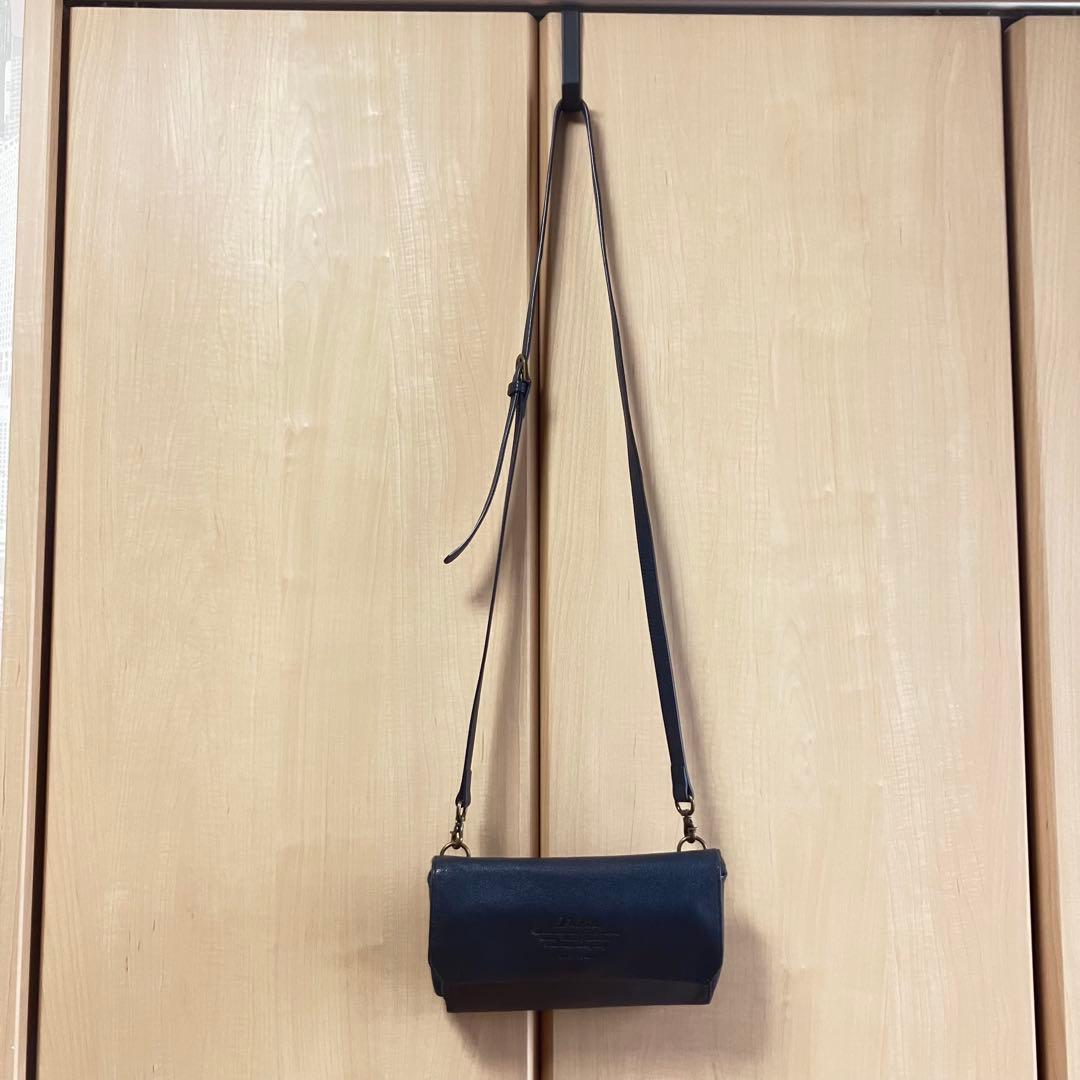 Dakota お財布レザー ショルダーバッグ ネイビー — image 5