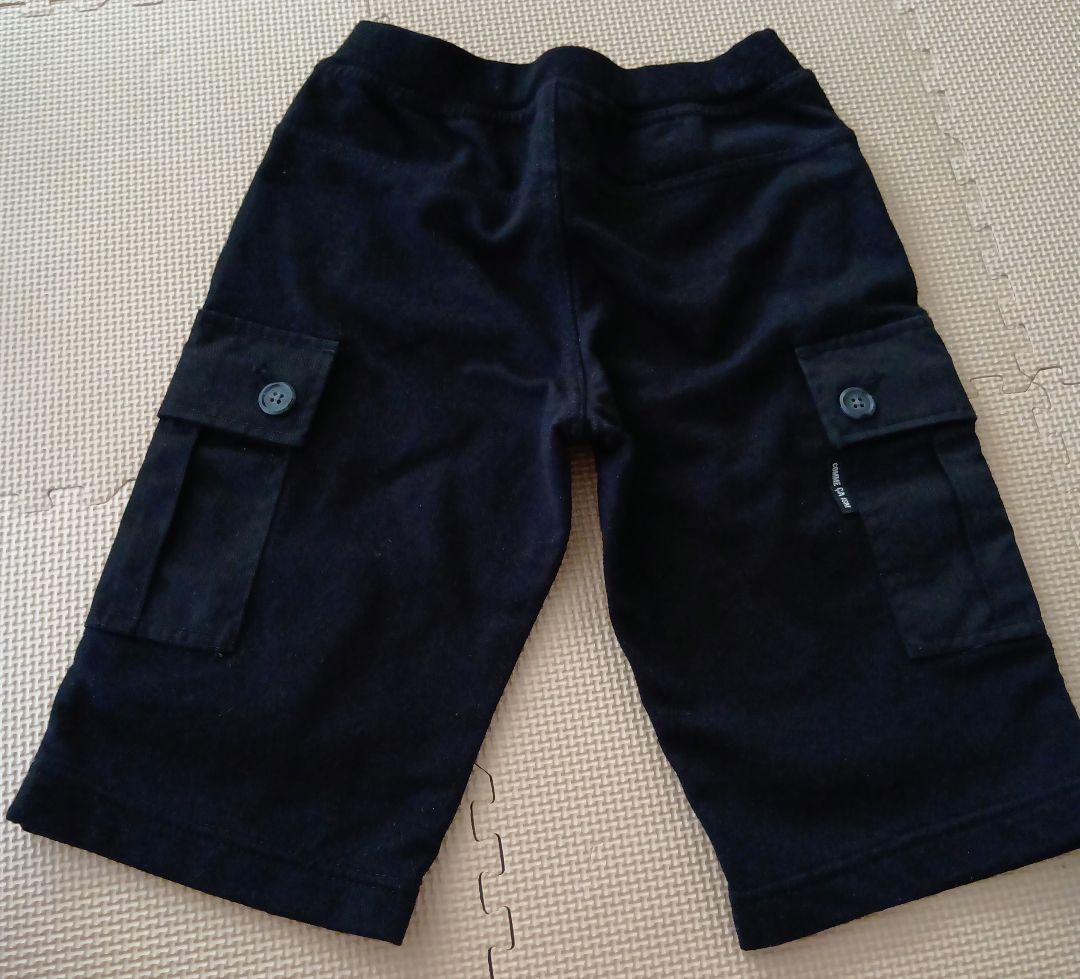 【COMME CA ISM】 ブラックハーフパンツ 130 — image 2