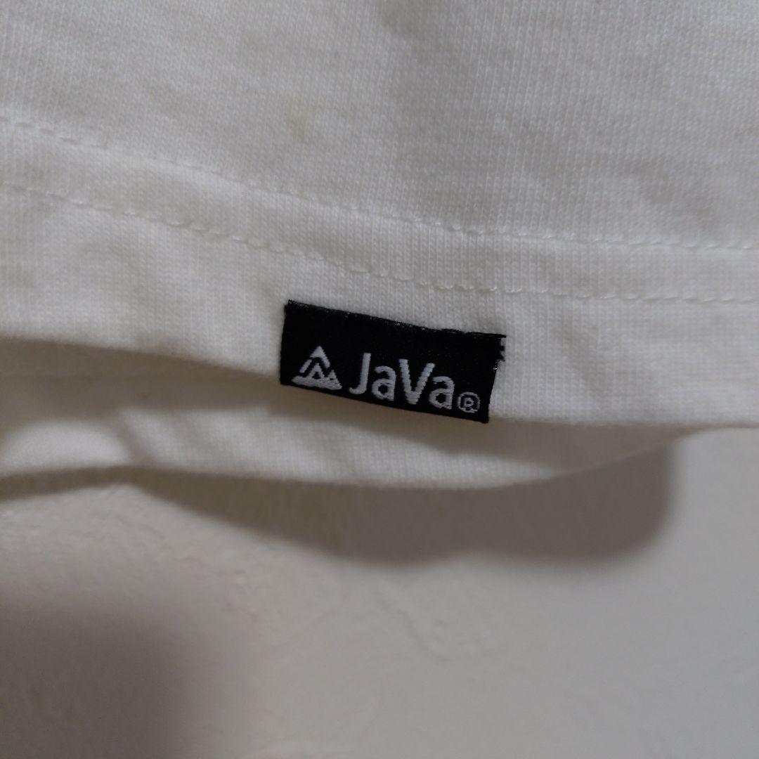 JaVaジャバコラボ☆ かすれ調メッセージプリント ロゴTシャツ — image 5