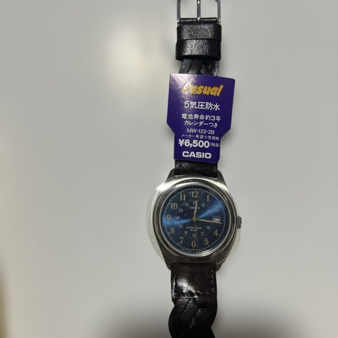 【ジャンク品】　CASIO 腕時計　MW-122 — image 2