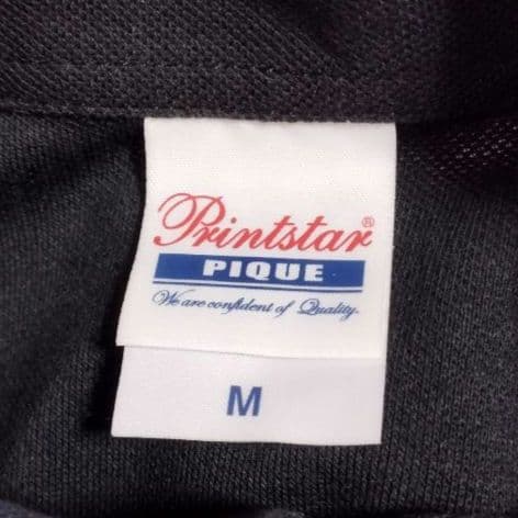 新品 Printstarプリントスター ポロシャツMブラック半袖ボタンダウン無地 — image 5