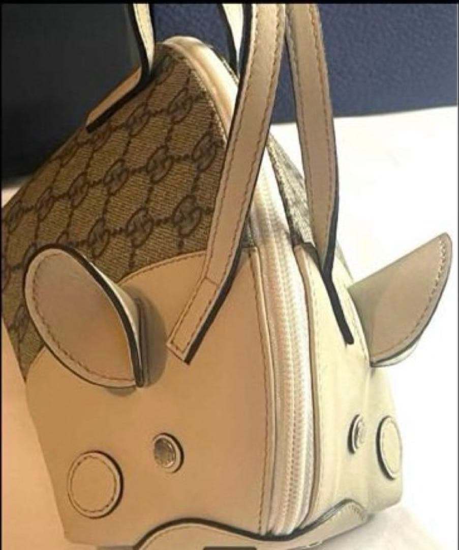 GUCCI ハンドバッグ ❣️キッズライン プラス ピッグ ブタ ベージュ — image 2
