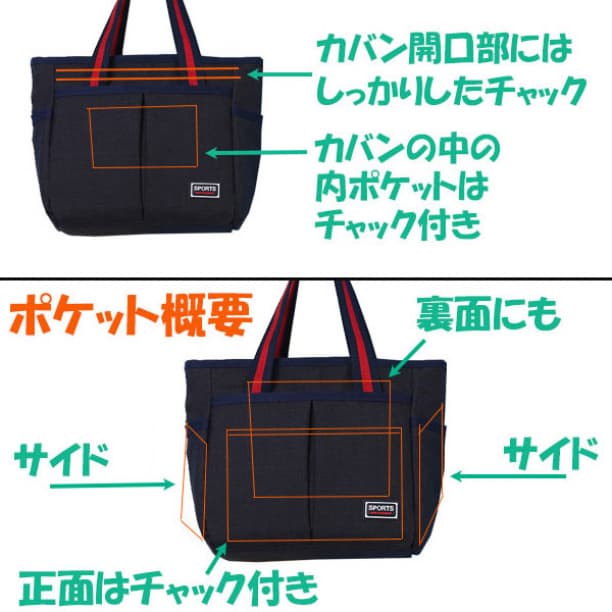 ▼トートバッグ ラウンドバッグ ランチバッグ レディース ゴルフ用品 2006 — image 3