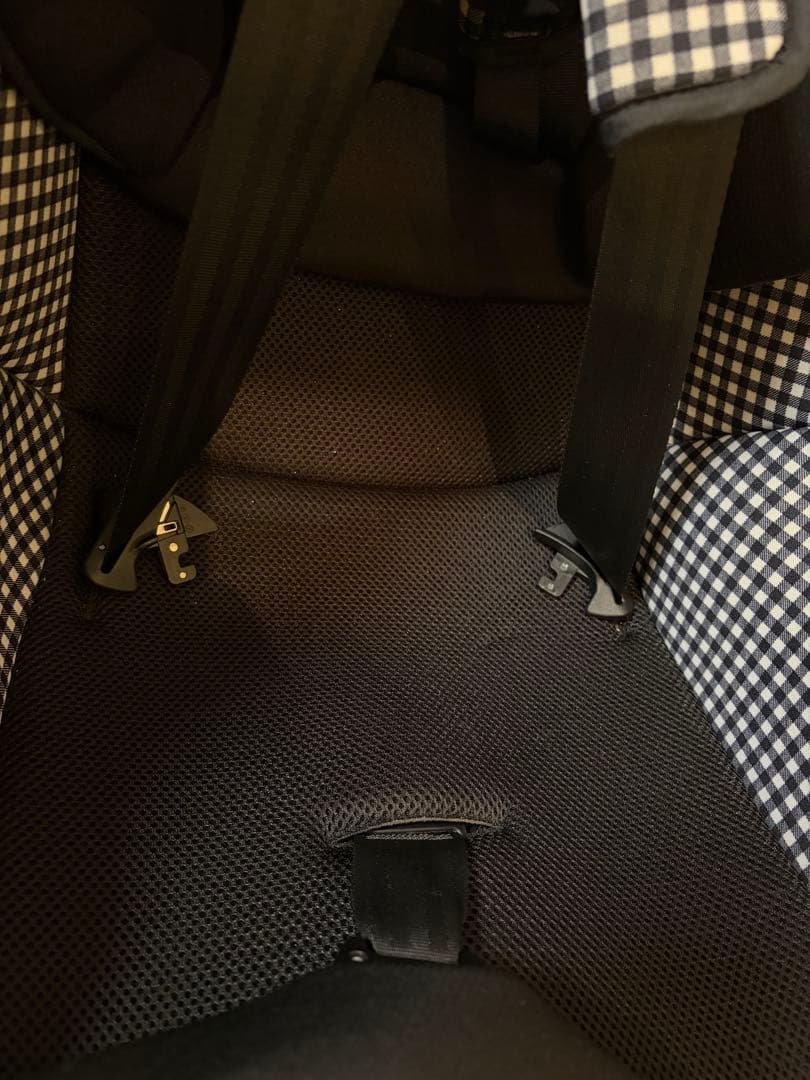 【美品】Joie tilt ジョイー チルト ギンガムチェック ブラック — image 5