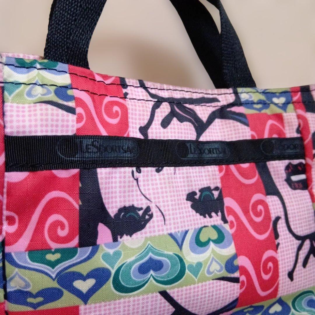 レア　希少　廃番品　LeSportsac　レスポートサック　ハンド鞄トートバッグ — image 3