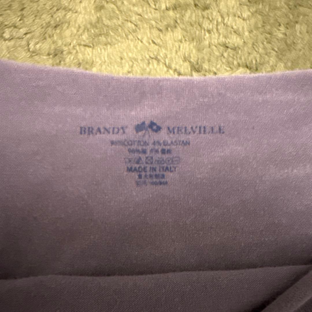 Brandy Melville 長袖 カットソー パープル — image 2