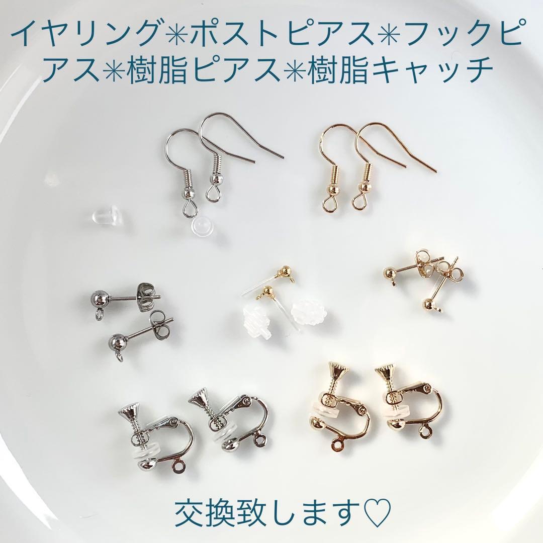 Minette☆-349ターコイズブルー ネジバネ式イヤリング — image 5