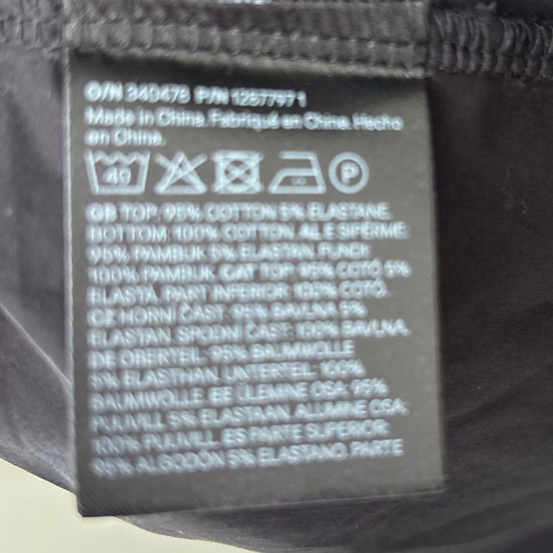 H&M ノースリーブロングワンピース アシンメトリー M ブラック — image 4