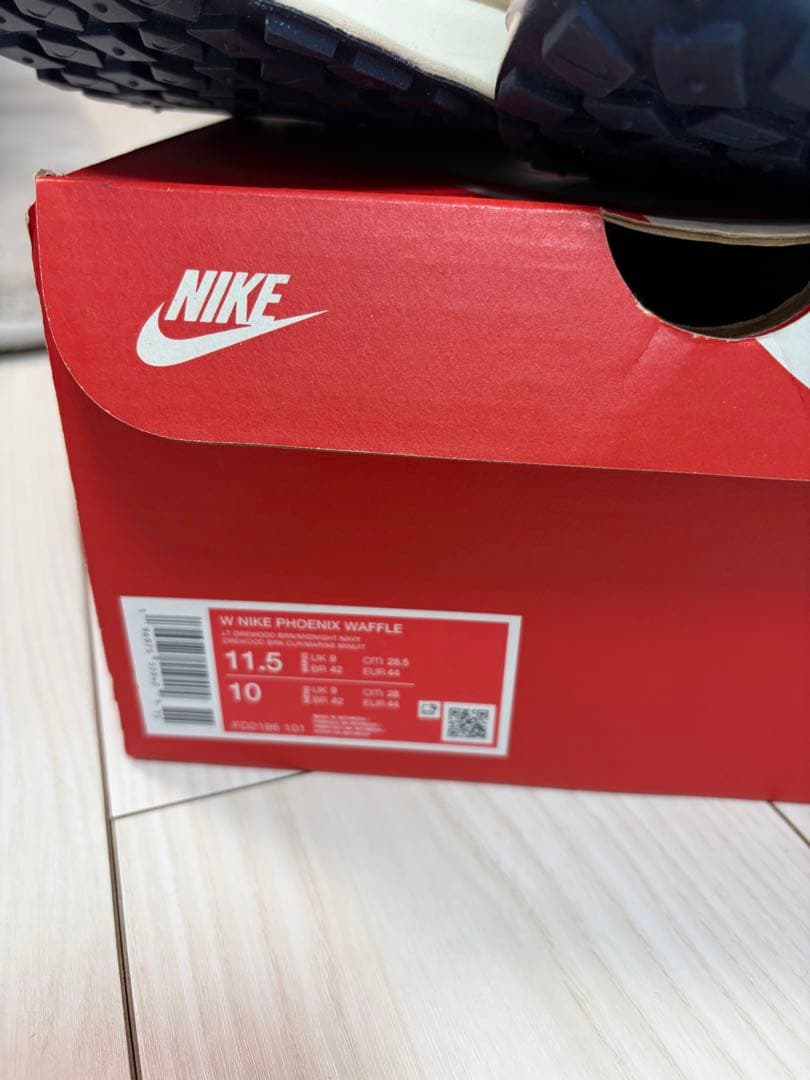 NIKE WAFFLE DEBUT ベージュ ネイビー スニーカー — image 3