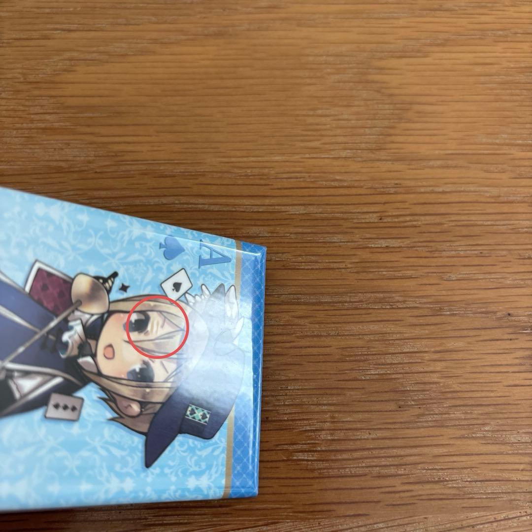 王室教師ハイネ スクエア缶バッジ レオンハルト・フォン・グランツライヒ　非売品 — image 3