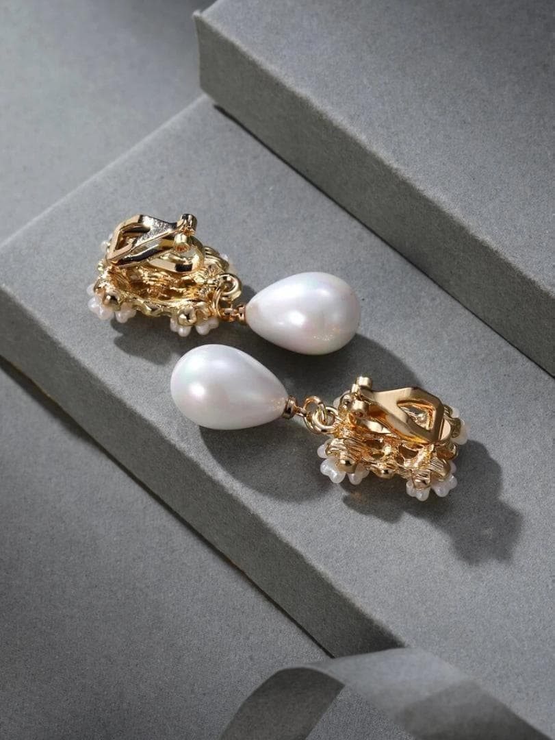 パールドロップイヤリング【新品】パーティー　結婚式 — image 2