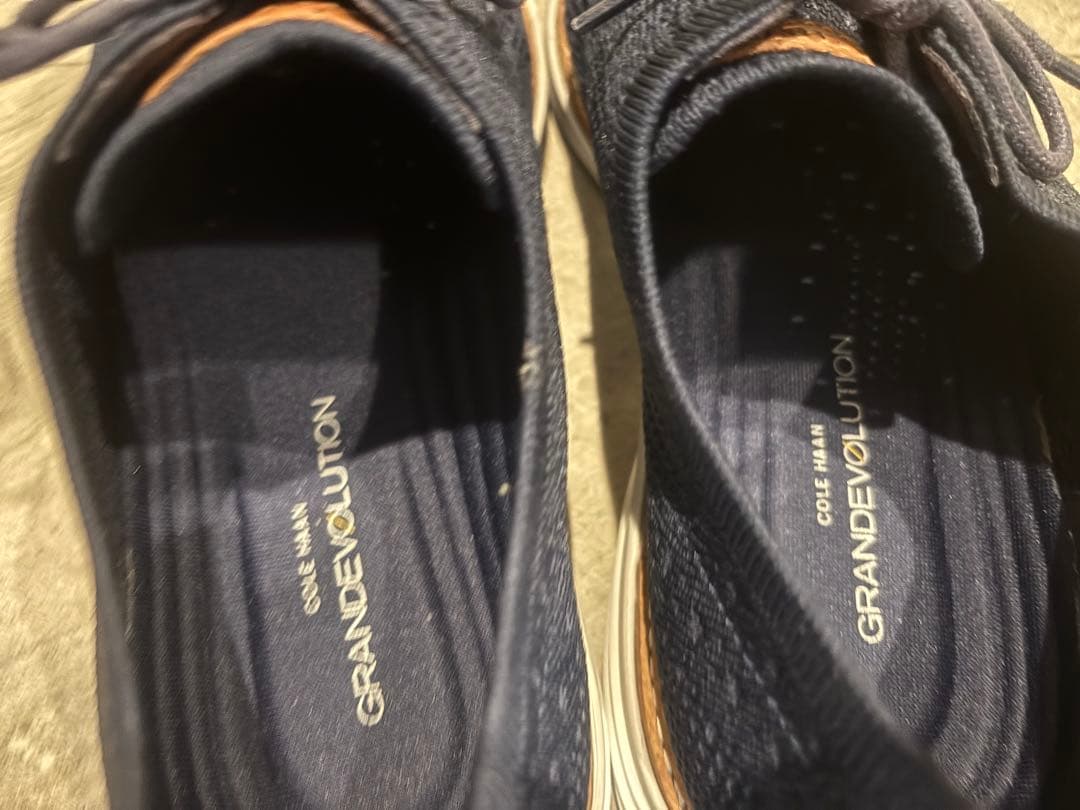 COLE HAAN ネイビー レースアップ スニーカー — image 4