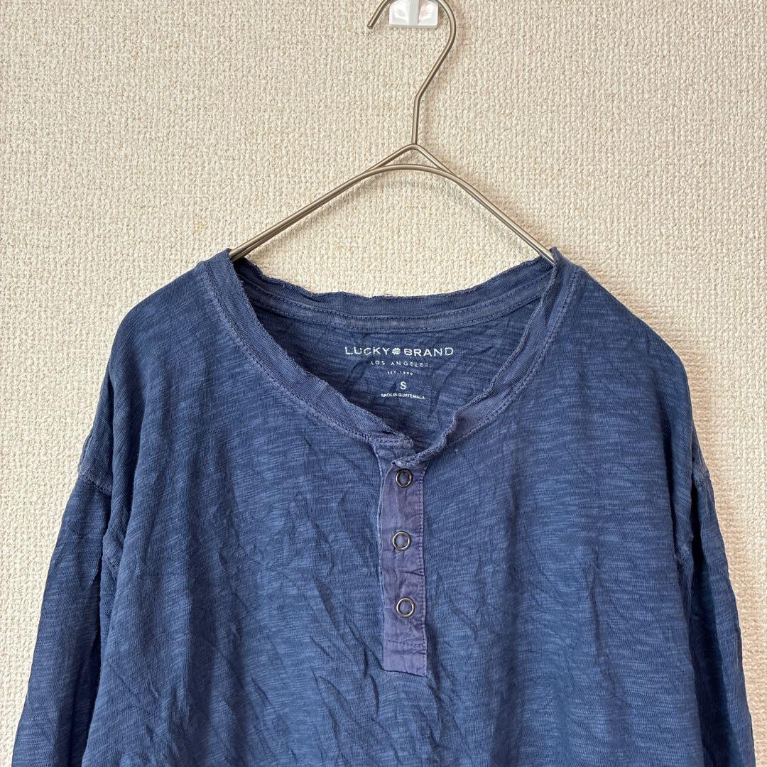 ラッキーブランド 【S】ロンT 長袖 カットソー 青 秋冬春 — image 5