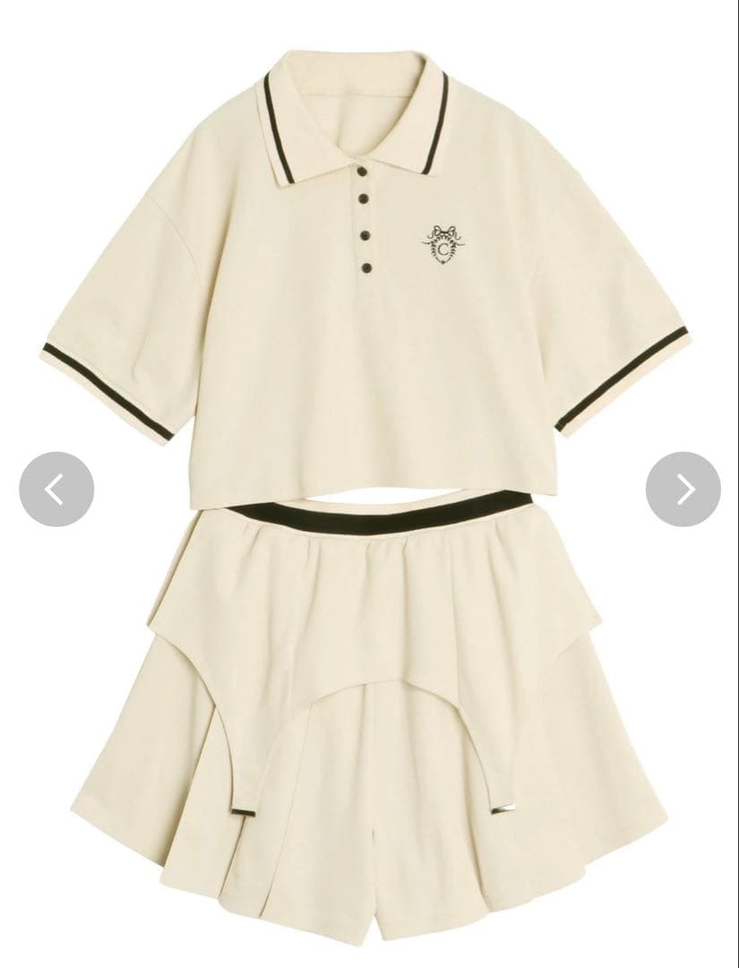 CALNAMUR POLO×SK SET UP/ポロ×スカートセットアップ — image 3