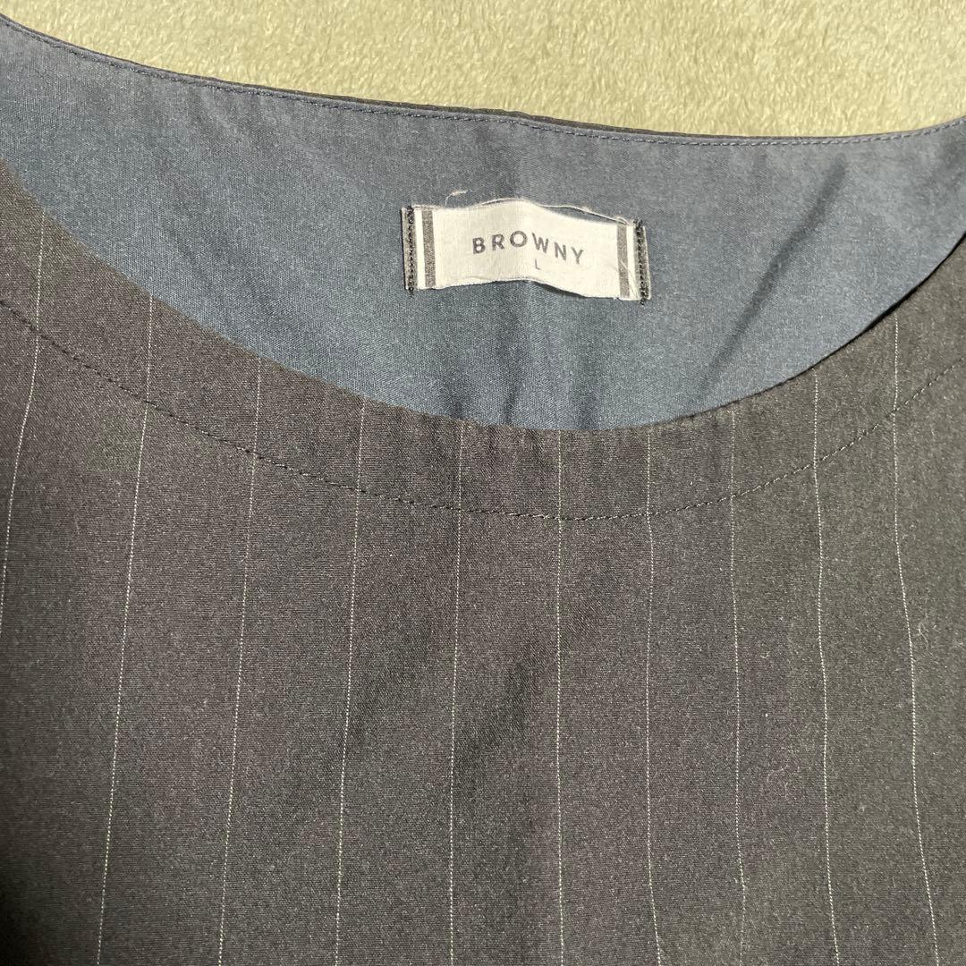 BROWNY ストライプ柄 プルオーバー Lサイズ — image 3