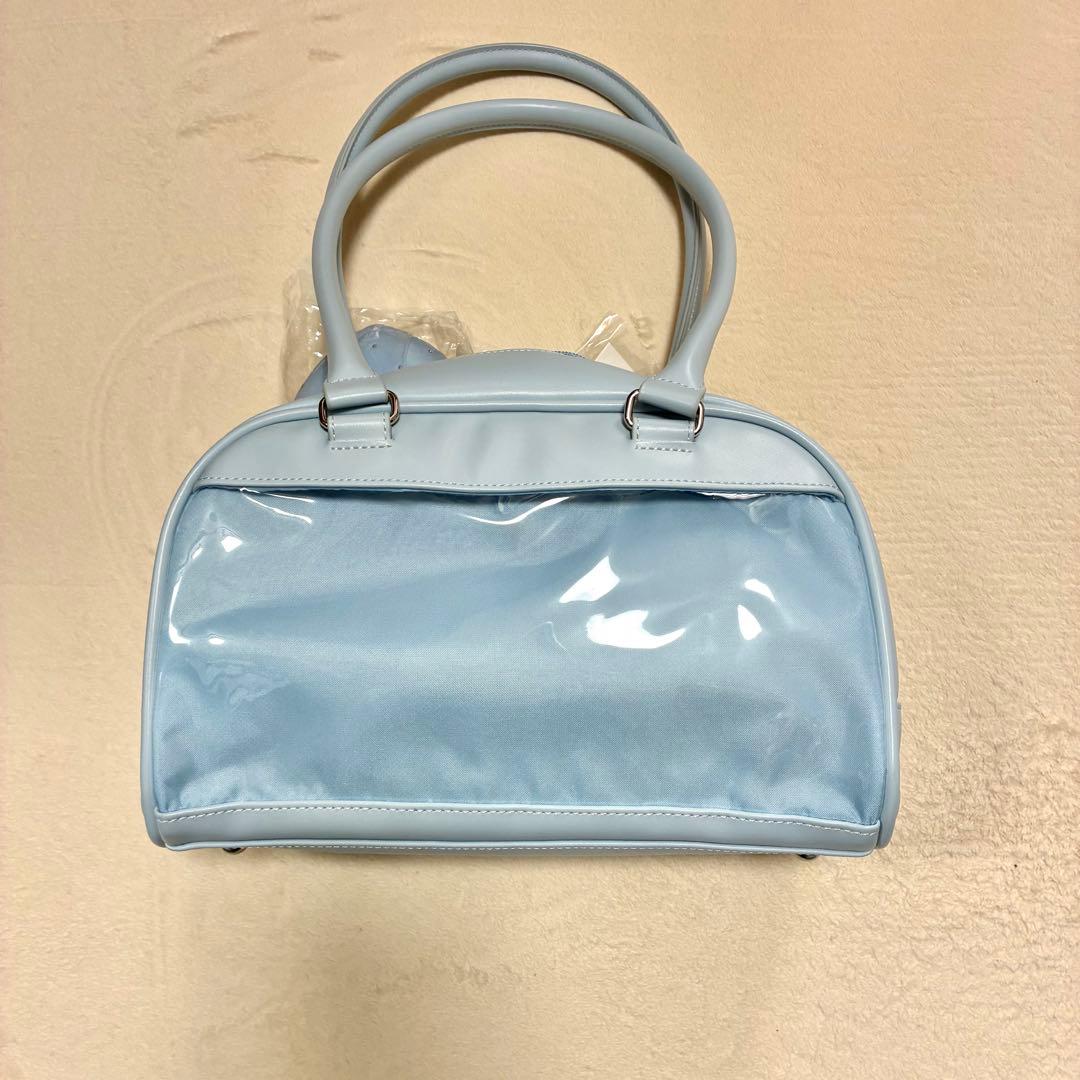 WEGO チャーム付きボストン痛バッグ ブルー — image 2