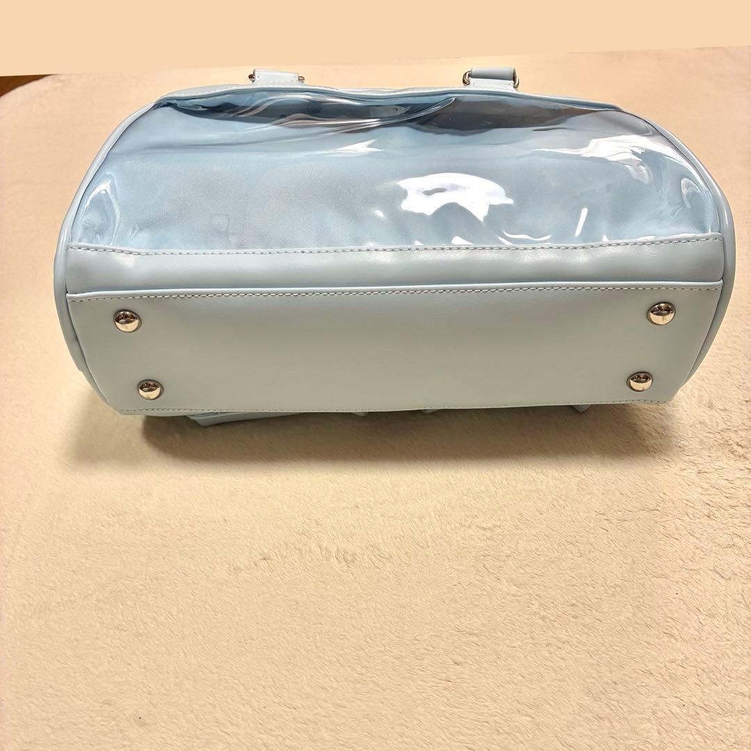 WEGO チャーム付きボストン痛バッグ ブルー — image 5
