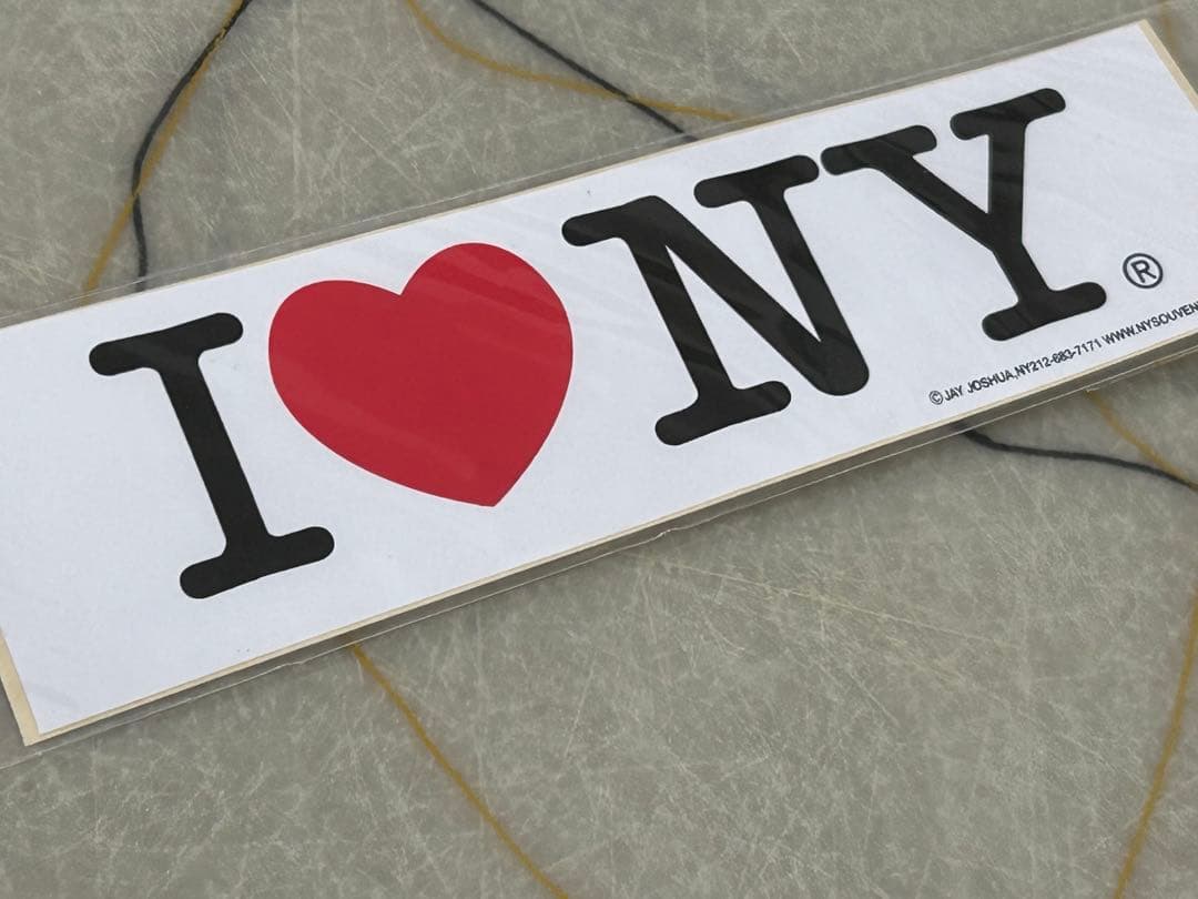 【正規品・現地購入】I LOVE NY ニューヨーク NY 15㎝ ステッカー — image 2