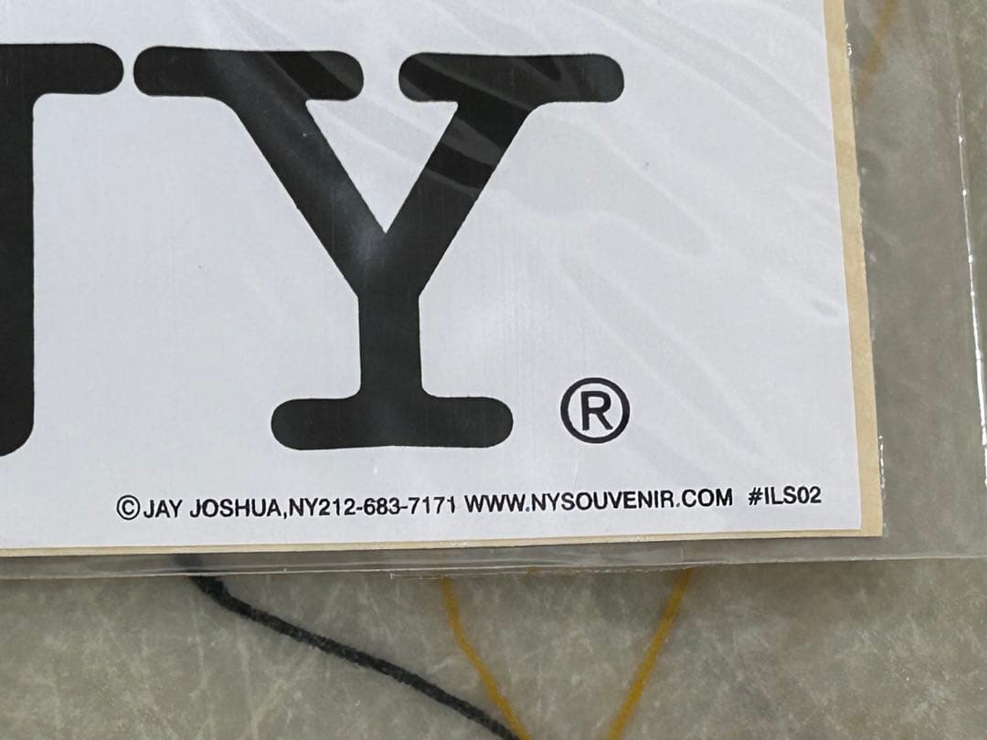 【正規品・現地購入】I LOVE NY ニューヨーク NY 15㎝ ステッカー — image 3