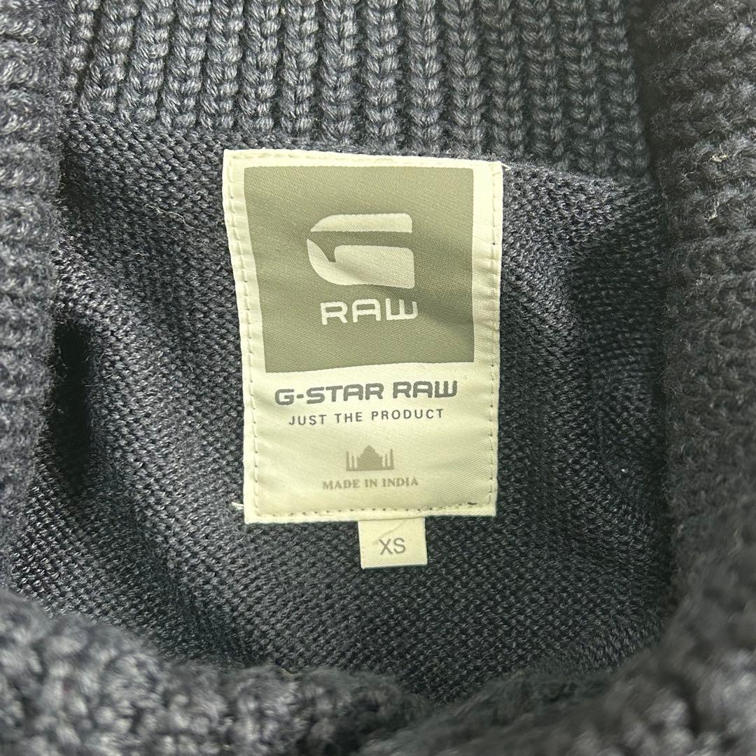 archive G-STAR RAW ショールカラー ニットベスト XS Y2K — image 4