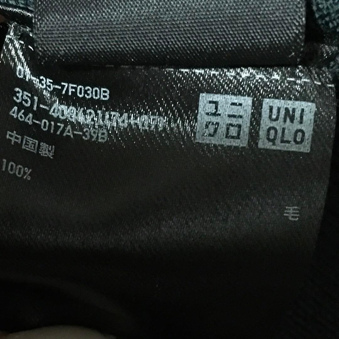 ⑤UNIQLO エクストラファインメリノVネックニット ブラックSサイズ — image 5