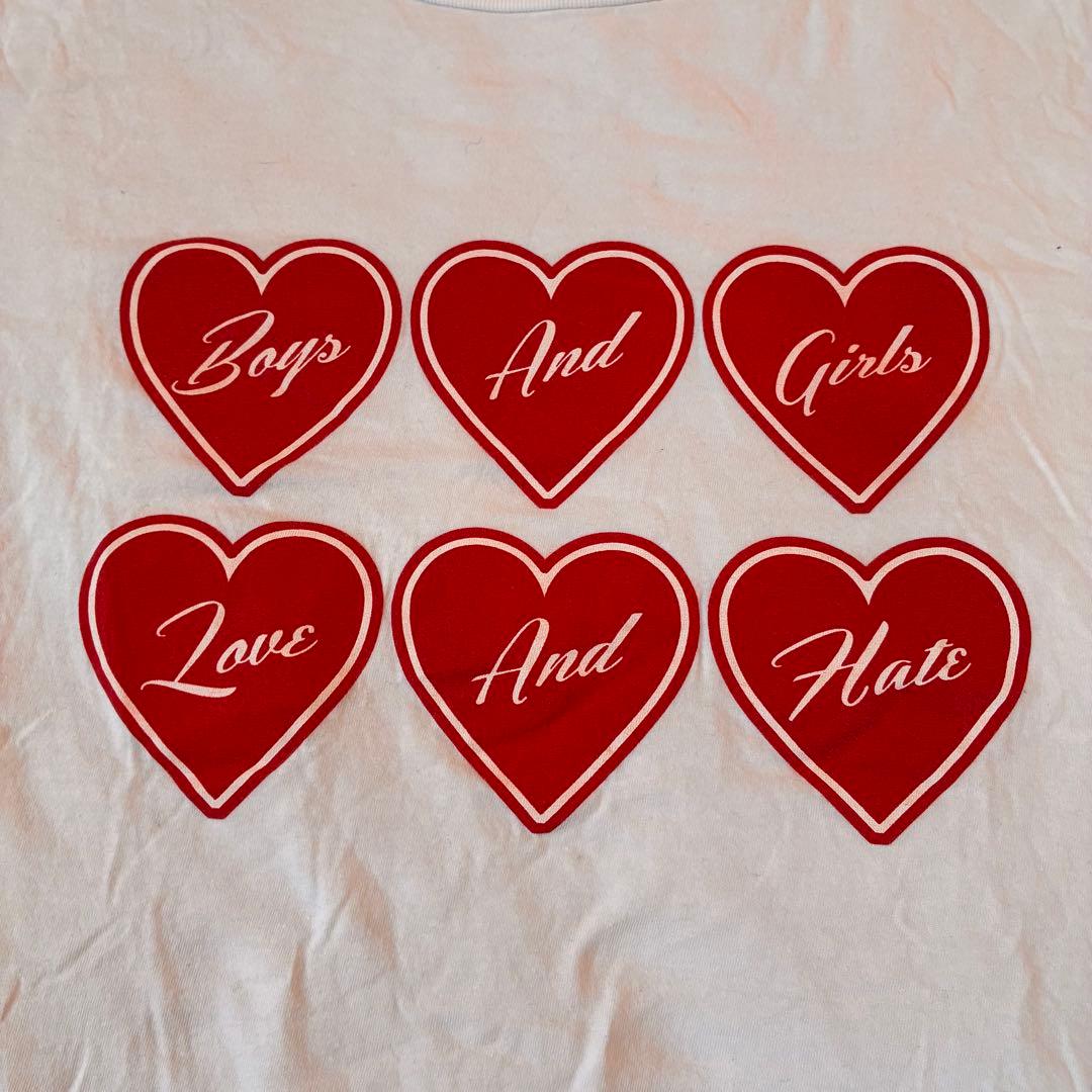 ウィゴーBROWNY ブラウニー ハートプリント Tシャツ ホワイト F — image 2