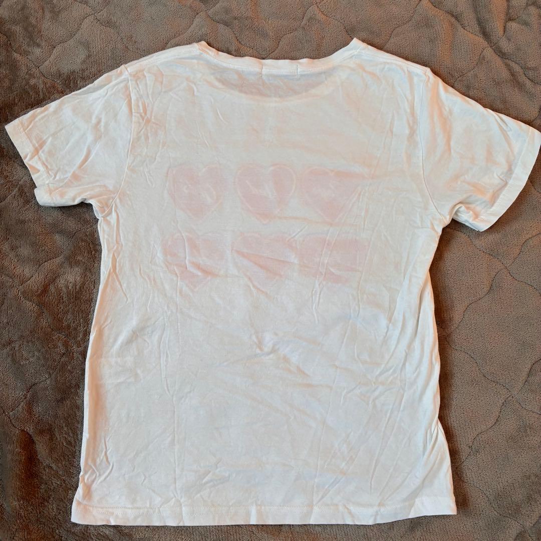 ウィゴーBROWNY ブラウニー ハートプリント Tシャツ ホワイト F — image 5