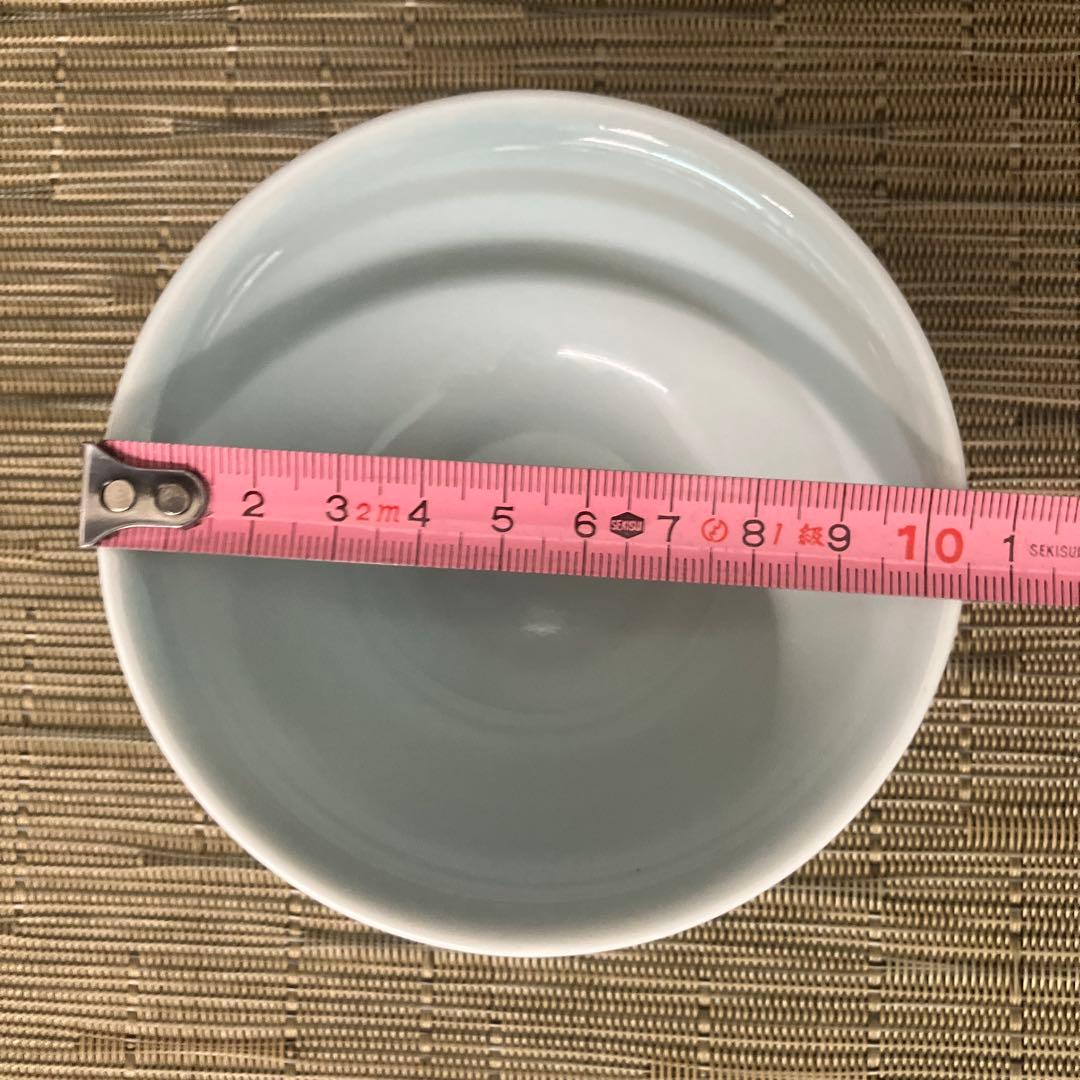 青磁　中華スープ椀皿　5個セット — image 5