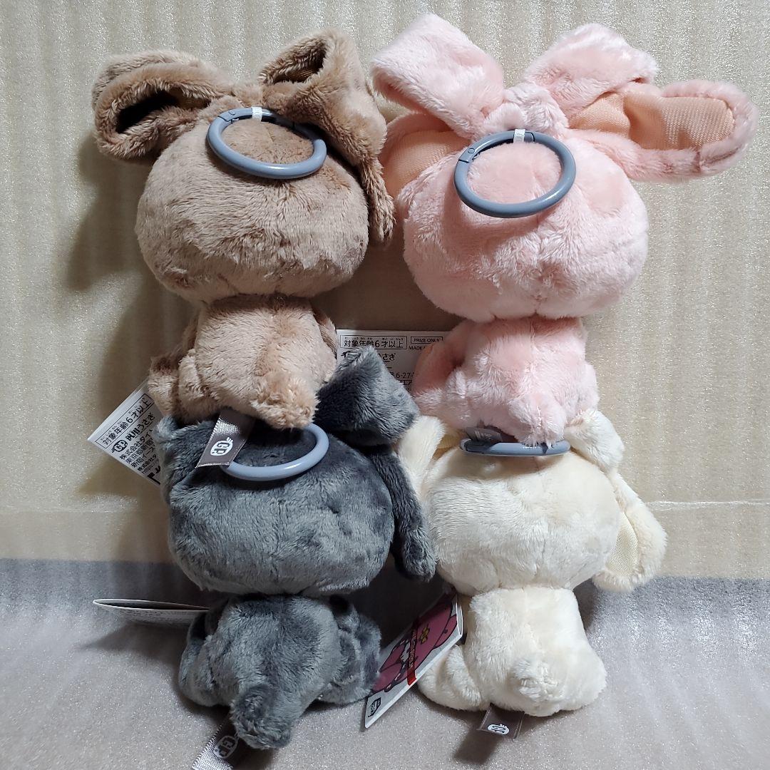 チャックスGP 汎用うさぎ ぬいぐるみマスコット ベージュカラー 全4種 — image 3
