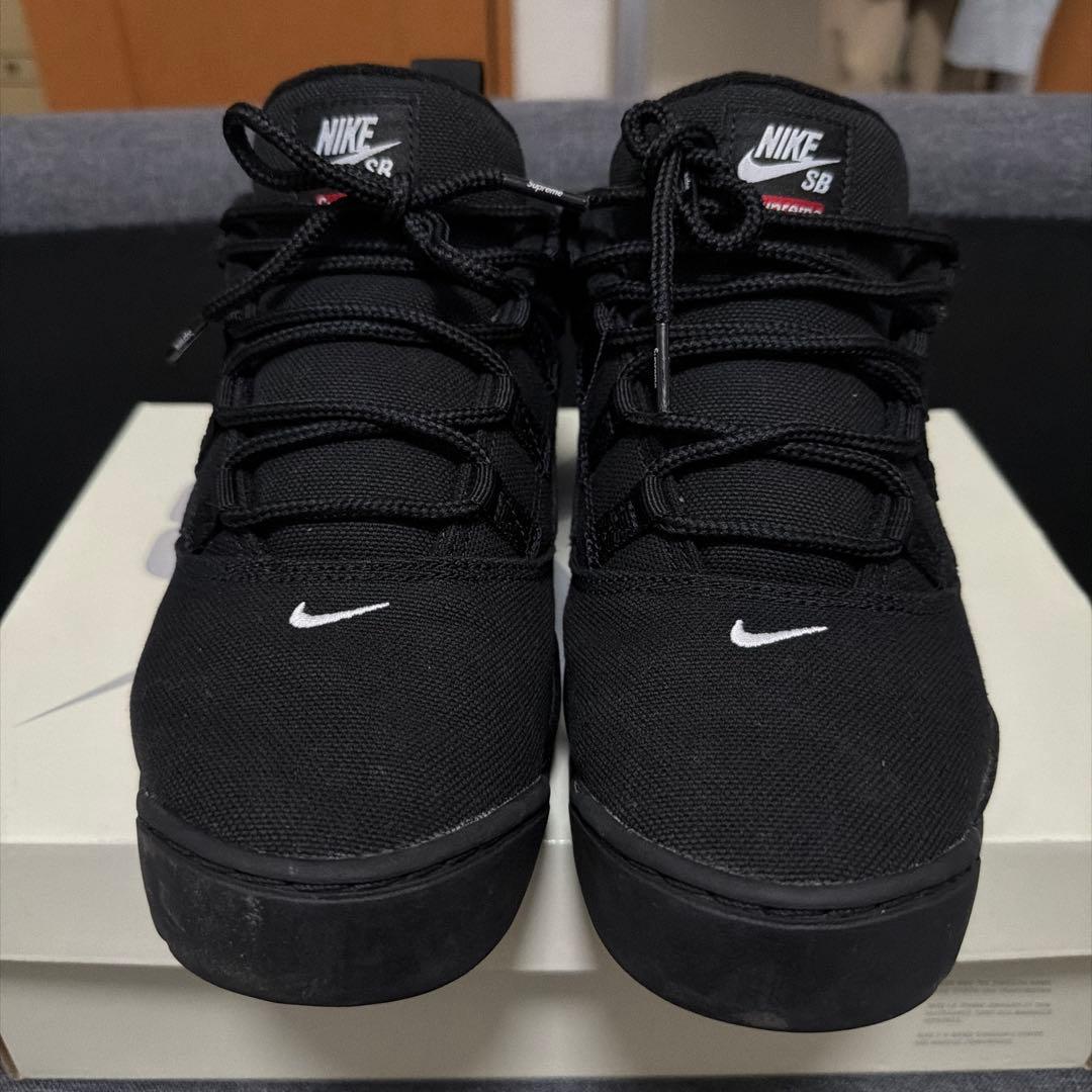 Supreme × Nike SB Darwin Low Black — image 2