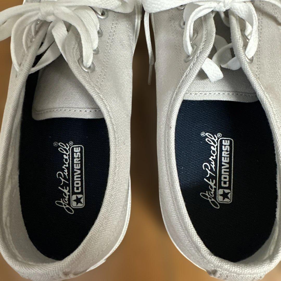 Converse Jack Purcell グレー スニーカー — image 5