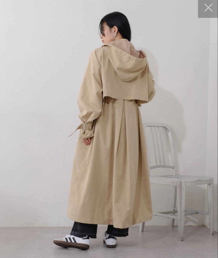 Kastane ミリタリーロングコート　コート　薄手コート　セール　新品　着回し — image 4