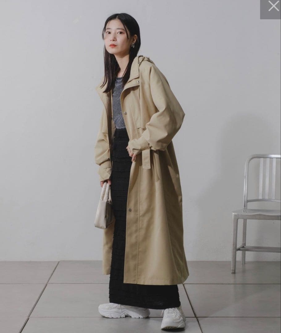 Kastane ミリタリーロングコート　コート　薄手コート　セール　新品　着回し — image 5