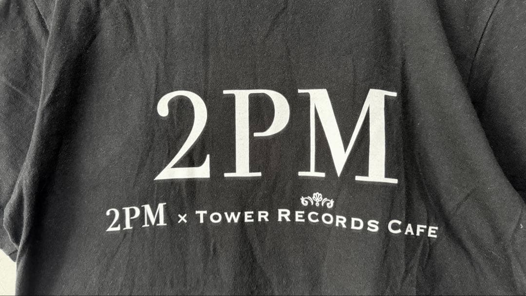 2PM x Tower Records Cafe コラボTシャツ ブラック — image 3