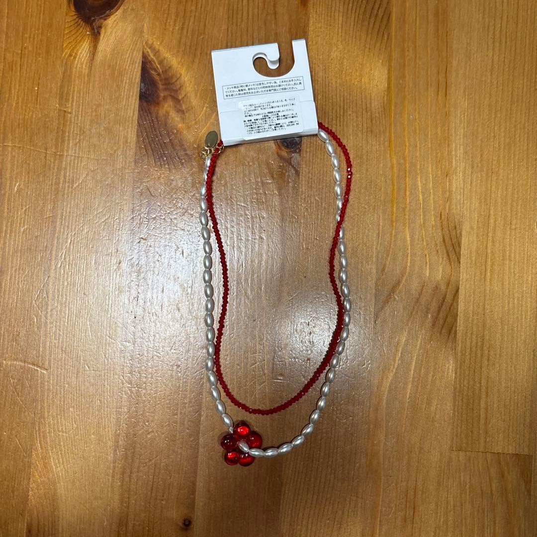 LOWRYSFARM トップフラワー2Pカラーネックレス — image 2