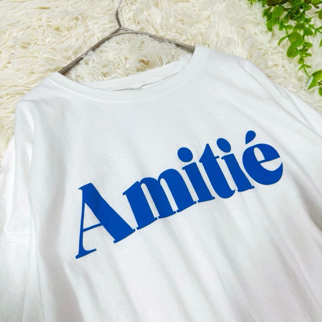 coca コカ◆ビックシルエット　ホワイト　ロゴプリント長袖Tシャツ(M) — image 3