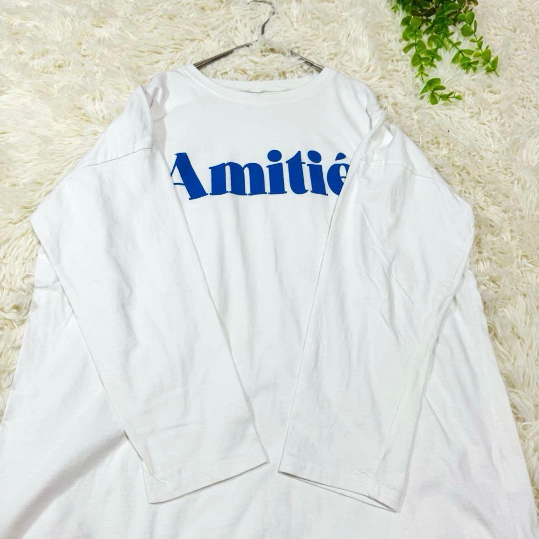 coca コカ◆ビックシルエット　ホワイト　ロゴプリント長袖Tシャツ(M) — image 5
