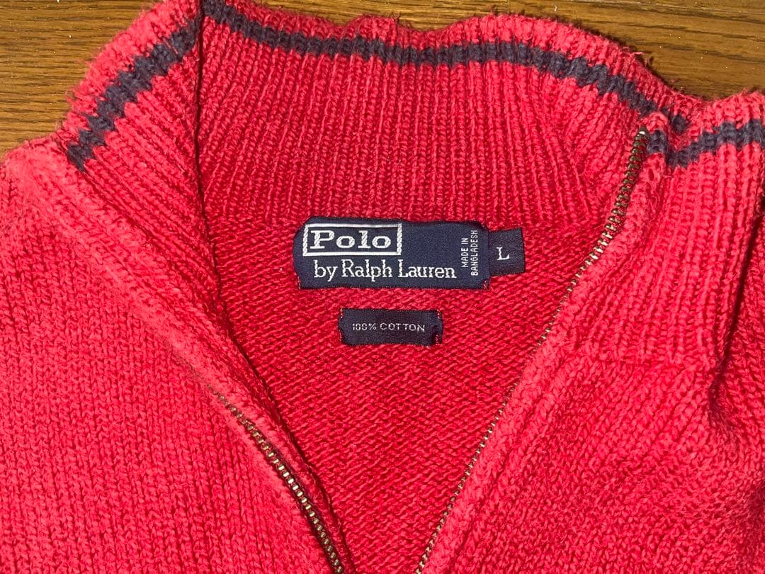 Polo by Ralph Lauren 赤ニットセーター L 最終値下げ — image 2