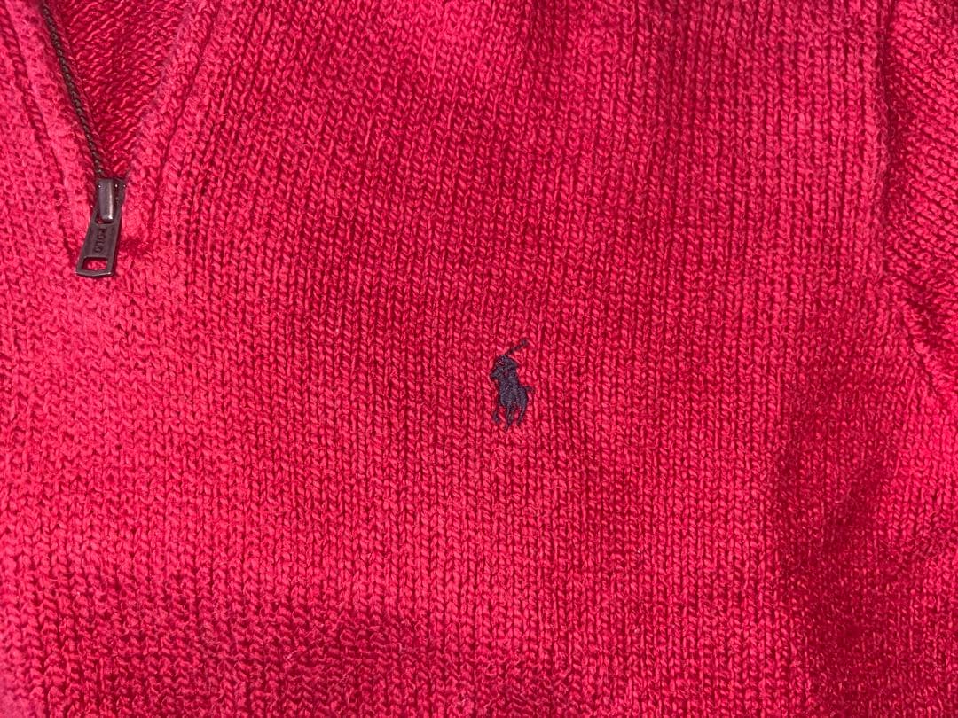 Polo by Ralph Lauren 赤ニットセーター L 最終値下げ — image 3
