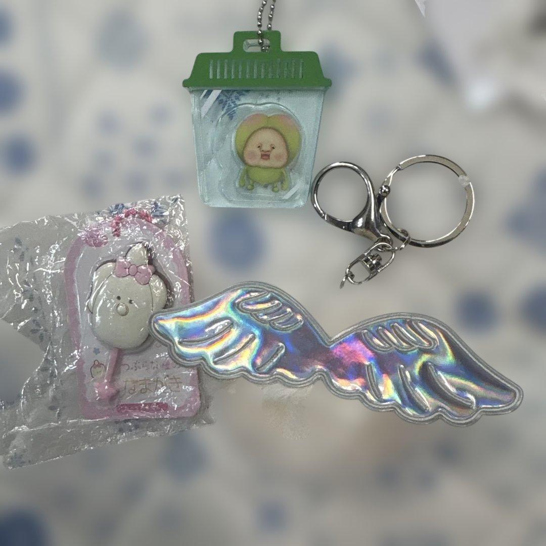 こびと図鑑キーホルダー・つぶらな瞳のなまがき・WEGO キーホルダー 3点セット — image 5