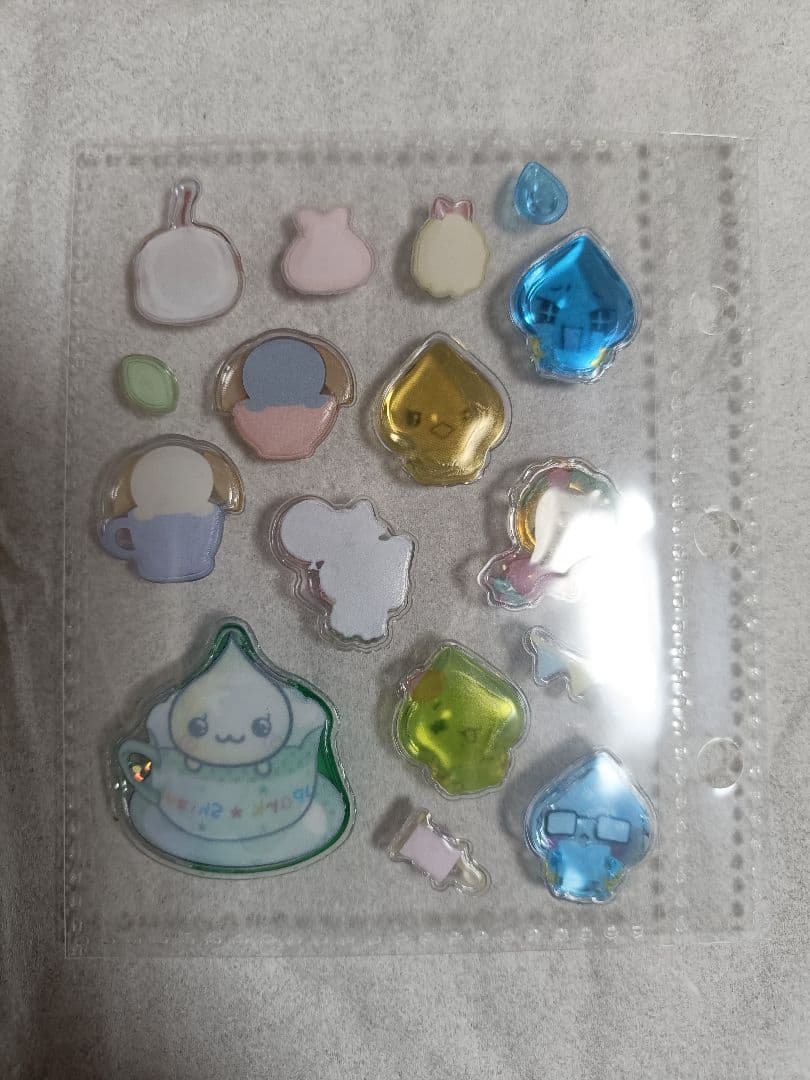 シール帳　おすそわけ　ボンドロ　しずくちゃんウォーターシール — image 4